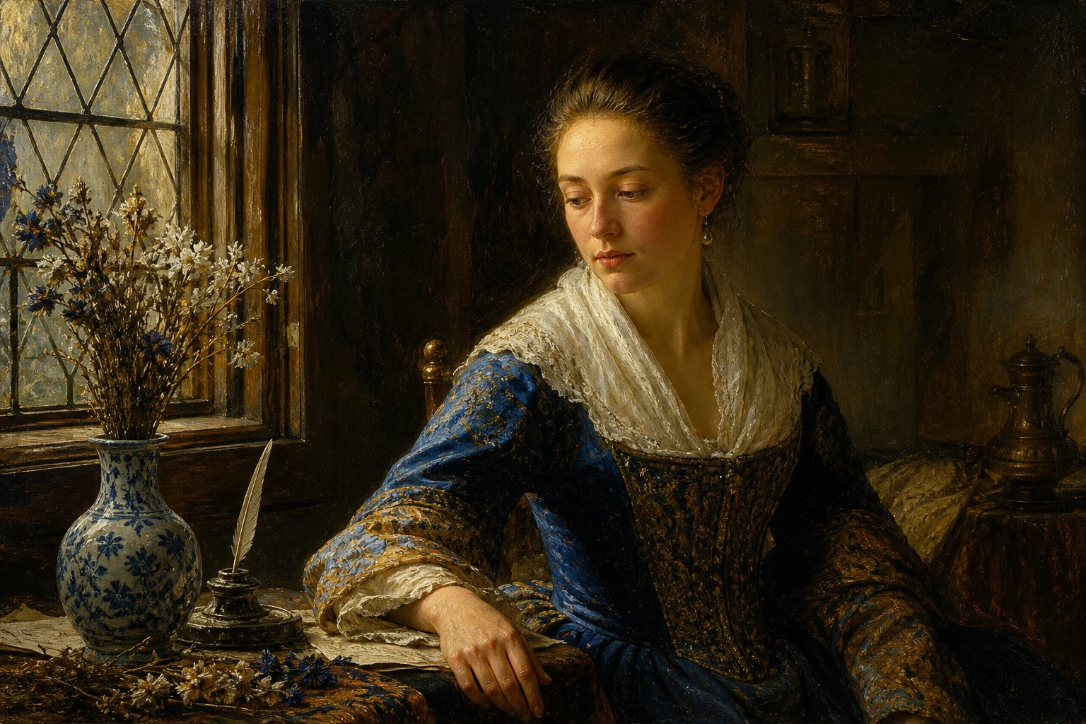 Dutch Golden Age portrait generated by Vermeer AI with GPT Image 2